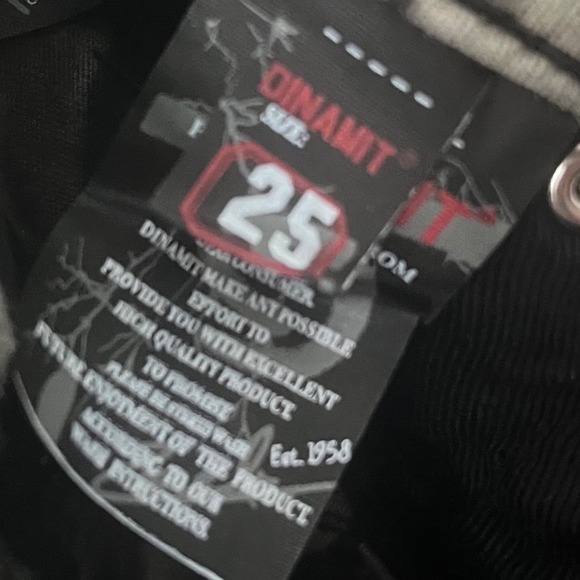 Dynamit Made in Italy Abstract Print Skinny Jeans Rhinestone Buttons Size 25 NWT - Picture 7 of 13